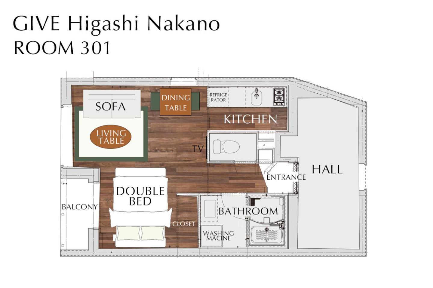 Give Higashi Nakano Tokyo Exterior photo